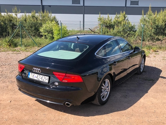 Audi A7 cena 62000 przebieg: 244146, rok produkcji 2010 z Kielce małe 191